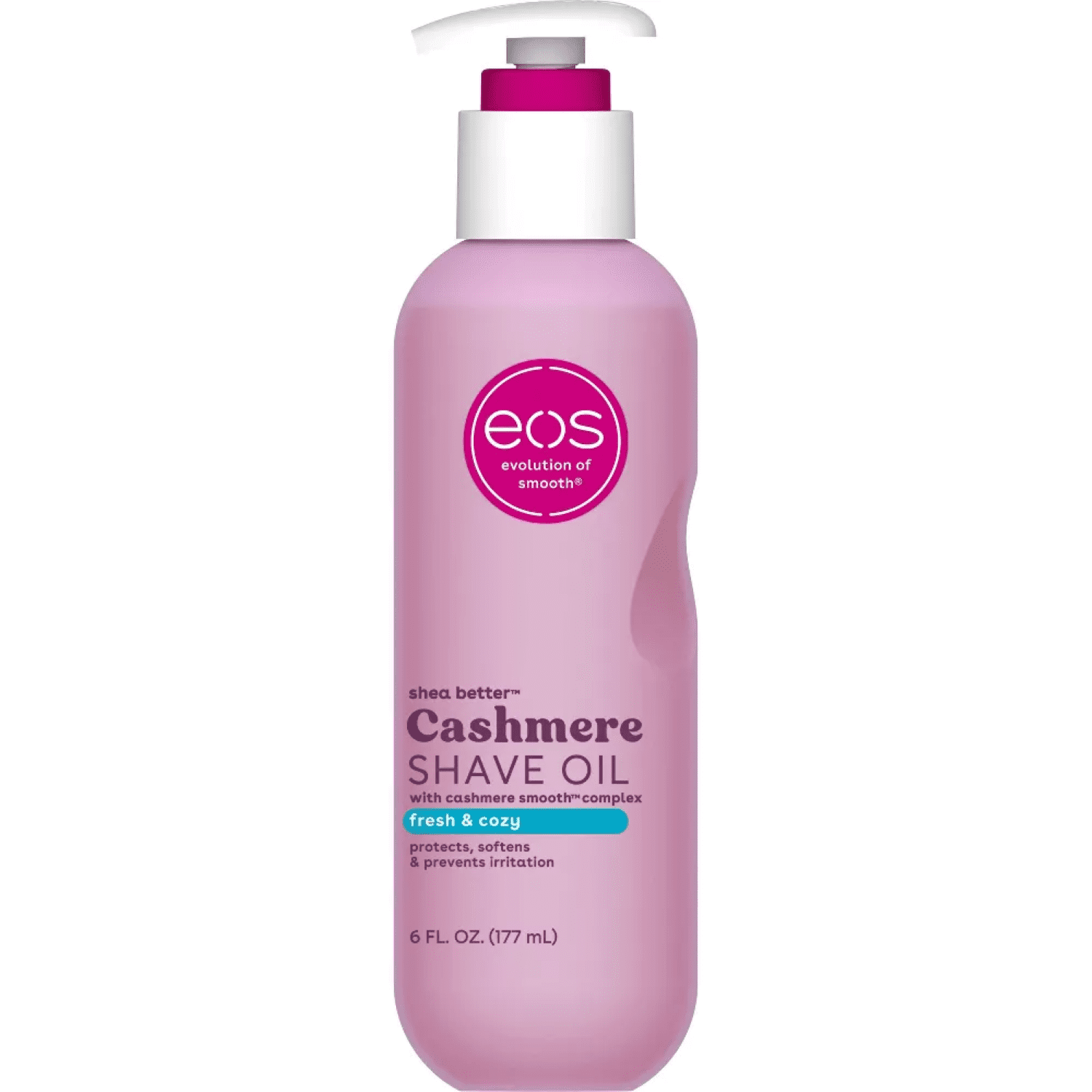 eos Cashmere Shave Oil, Soothes Razor Burn, Moisturizing Body Care, Bikini Safe, 6 fl oz