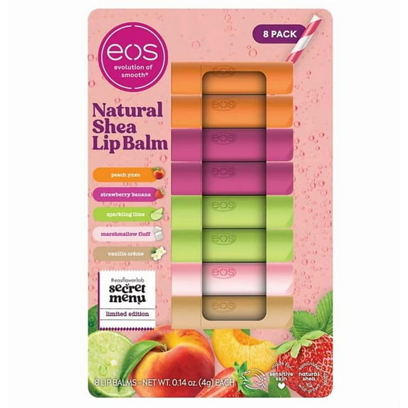 eos Secret Menu Lip Balm Stick, 8 pk./0.14 oz.