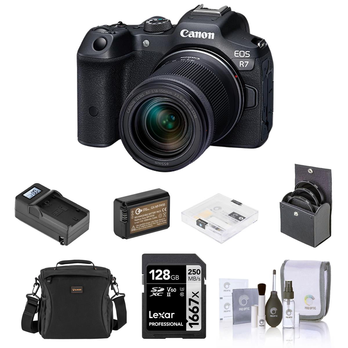 Canon EOS R7 Mirrorless Camera with RF-S 18-150mm f/3.5-6.3 Lens ...