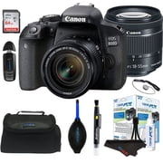 Pixibytes EOS Rebel 800D 24.2 MP 24.2MP APS-C CMOS Sensor DSLR Cameras Bundle with 18-55mm Lens, Black