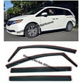 thumbnail image 1 of EOS Smoke Tinted JDM Style Side Window Visor Rain Guard - Honda Odyssey 11-Up 2011 2012 2013 2014 2015 2016 2017, 1 of 4