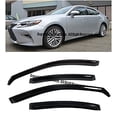 thumbnail image 1 of EOS Smoke Tinted JDM Style Side Window Visor Rain Guard - Lexus ES300h ES350 13-Up 2013 2014 2015 2016 2017, 1 of 2