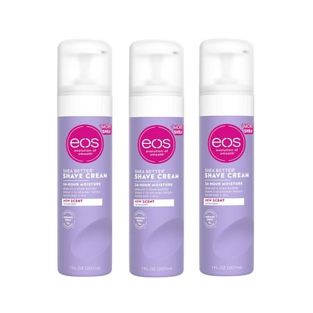 eos Shea Better Shaving Cream- Lavender, Women's Shave Cream, Skin Care, Doubles as an In-Shower Lotion, 24-Hour Hydration, 7 fl oz