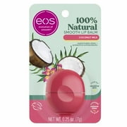 EOS Visibly Soft Lip Balm Sphere Coconut Milk 0.25 Ounce Pack of 8