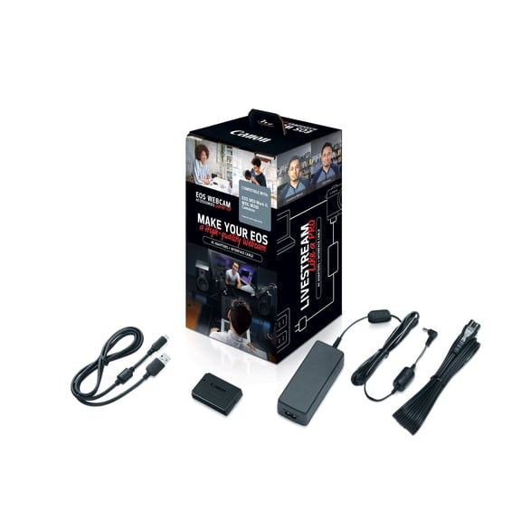 EOS Webcam Accessories Startet Kit for EOS M50 MarkII, M50, M200