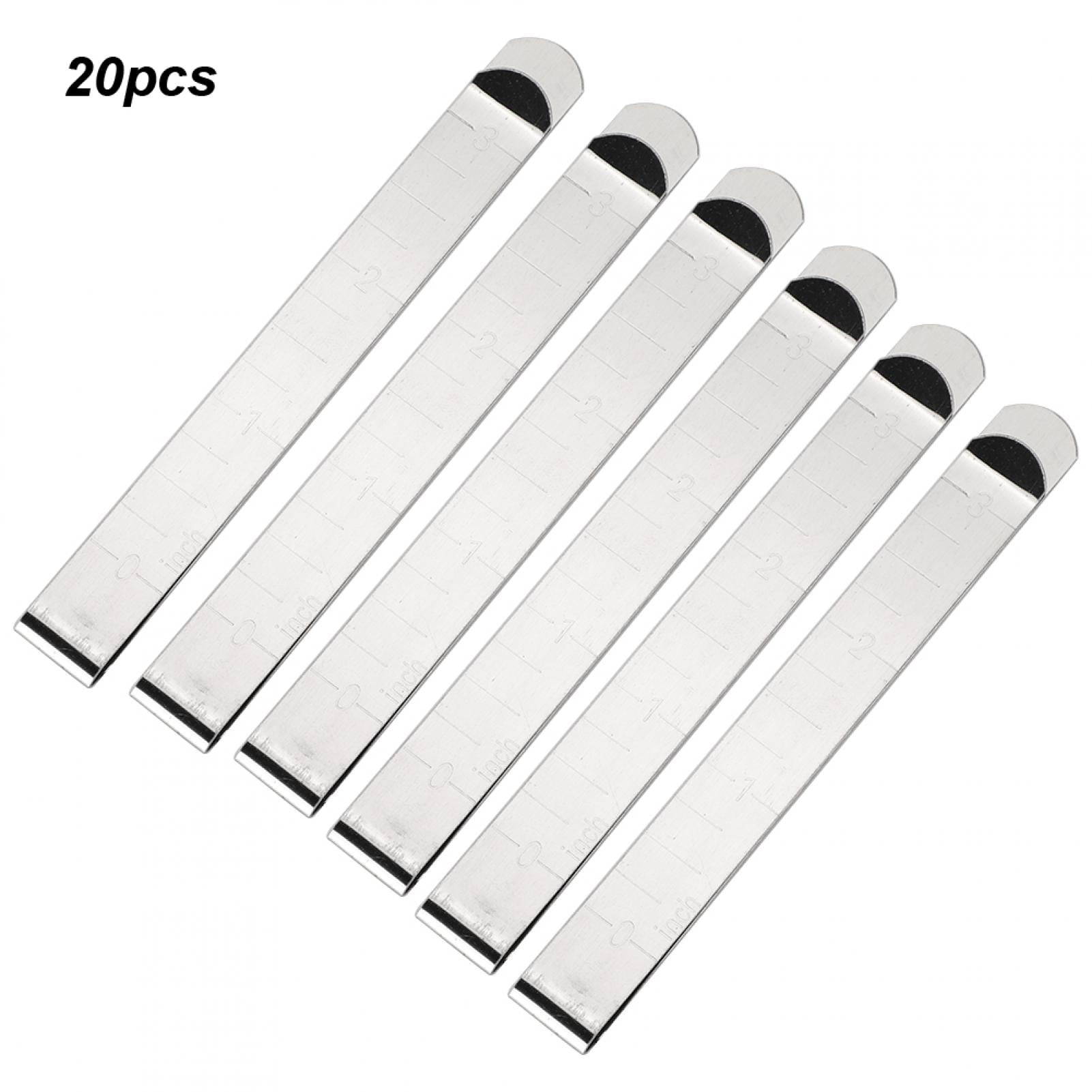 EOTVIA 20 Pcs Hemming Clips Hem Marker Sewing Clips Stainless Steel