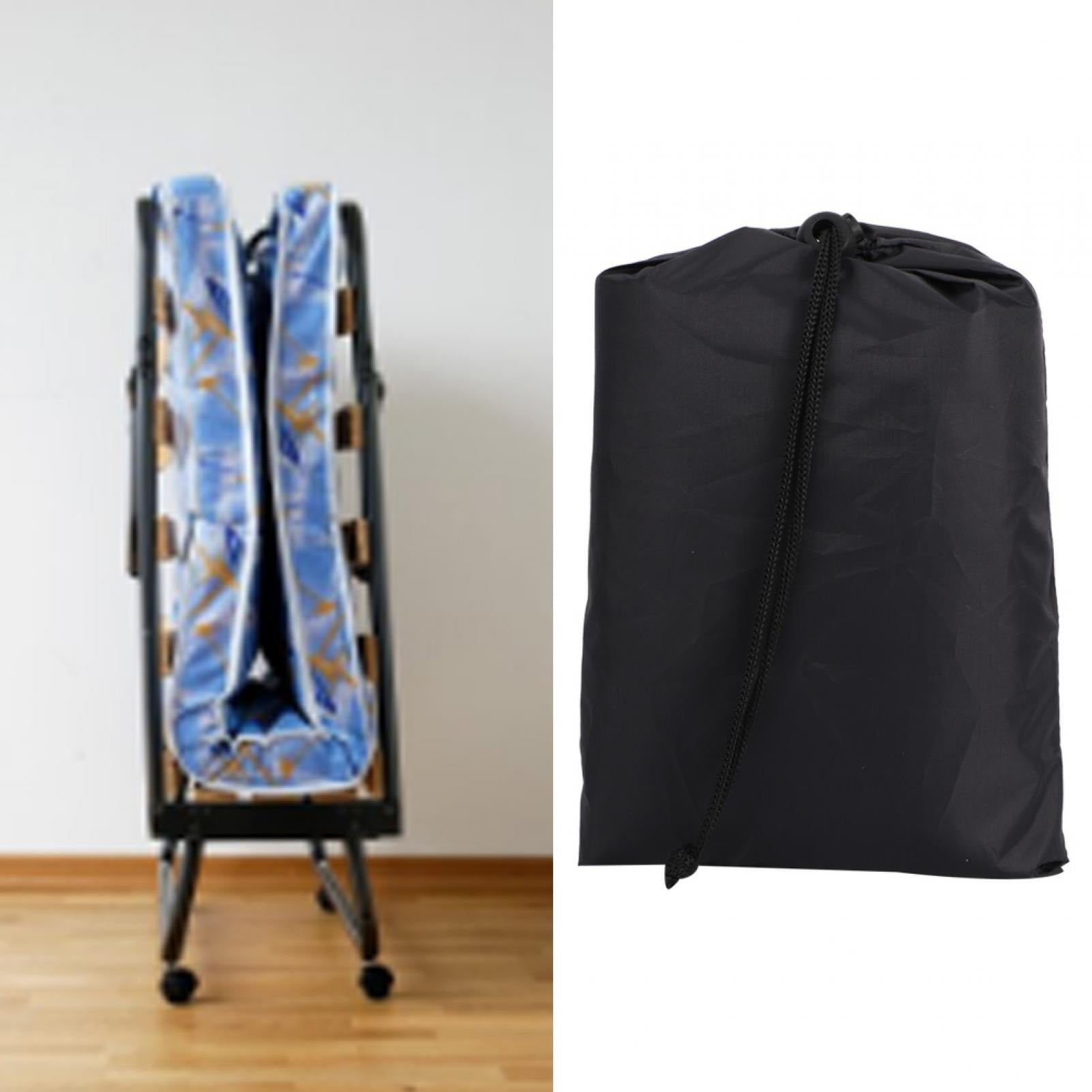 EOTVIA 210D Rollaway Folding Bed Storage Cover, Black Portable Folding