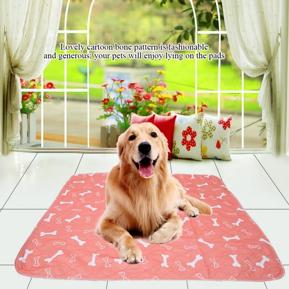 EOTVIA 3 Sizes Washable Pee Pads For Dogs - 3 Layer Reusable Pee Pads For Dogs - Large Dog Mat Non Slip - Pee Pads For Dogs Extra Large - Dog Mat