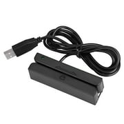 EOTVIA Credit Card Reader, MSR90 Encoder Reader Card Reader, Swiped Bi-Directionally 3 Tracks For Loyalty Pos