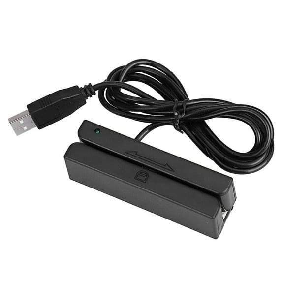 EOTVIA Credit Card Reader, MSR90 Encoder Reader Card Reader, Swiped Bi-Directionally 3 Tracks For Loyalty Pos
