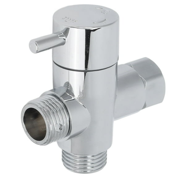 EOTVIA G1/2 Shower  Diverter Valve Shower Arm Diverter Valve for Hand Held Showerhead and Fixed Spray , G 1/2 3-Way Bathroom Universal Shower System Replacement Part