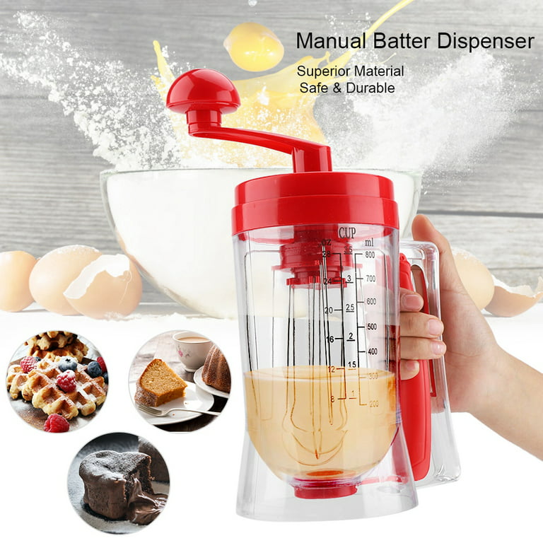 EOTVIA Hand-held Manual Pancake Cupcake Batter Mixer Dispenser Blender  Machine Baking Tool, Baking Tool,Batter Mixer 
