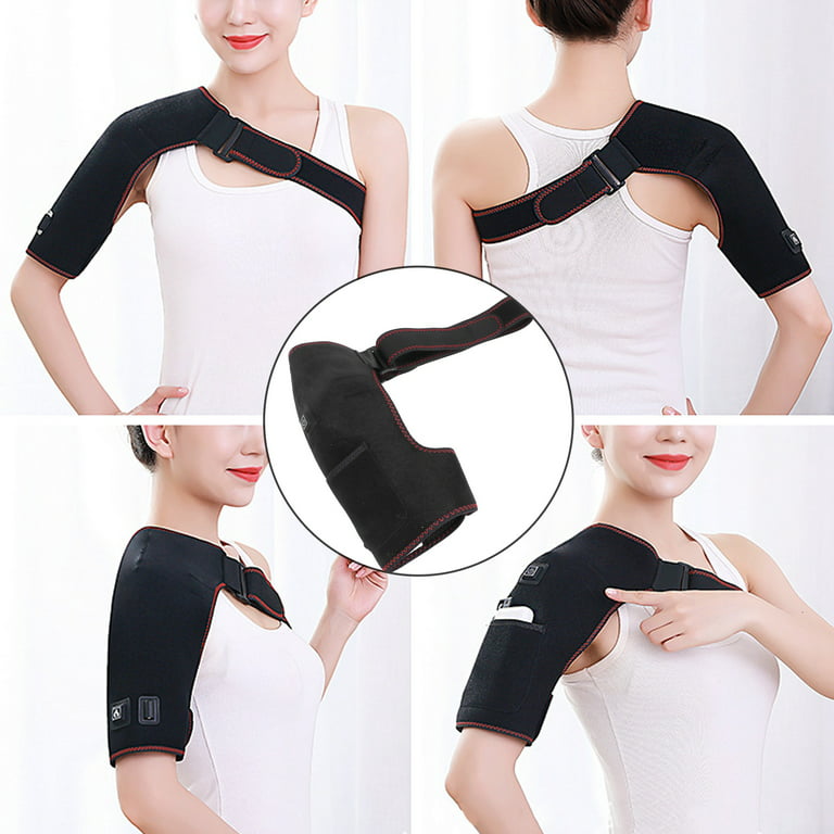 Dropship Heated Shoulder Brace Electric Heating Pad Therapy
