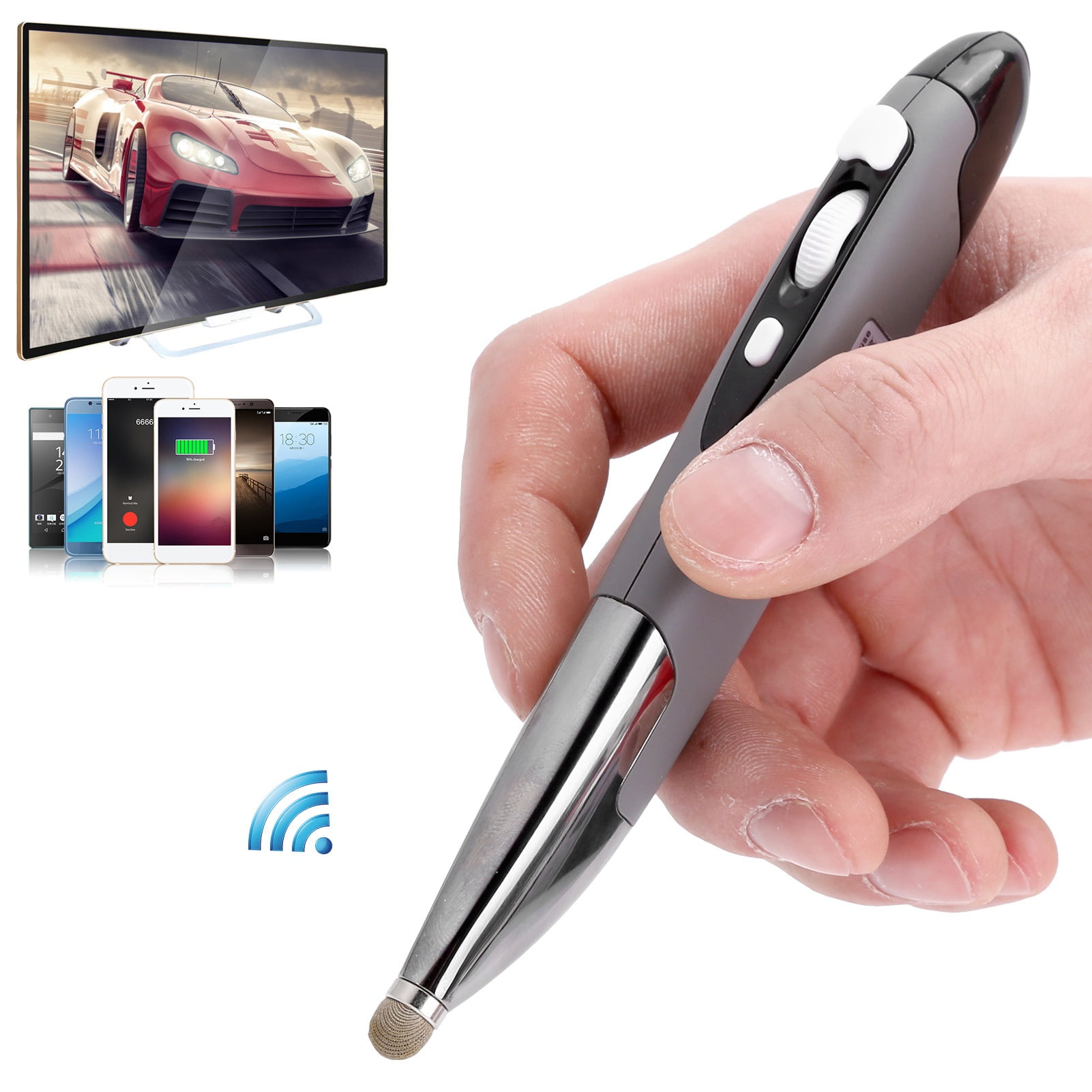 EOTVIA PR‑06 Pocket Pen Mouse Optical Wireless Handwriting Mice For