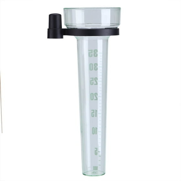 EOTVIA Rain Gauge Tube Sturdy Plastic Udometer with Large Printed Numbers for Garden Outdoor Yard-35mm Capacity