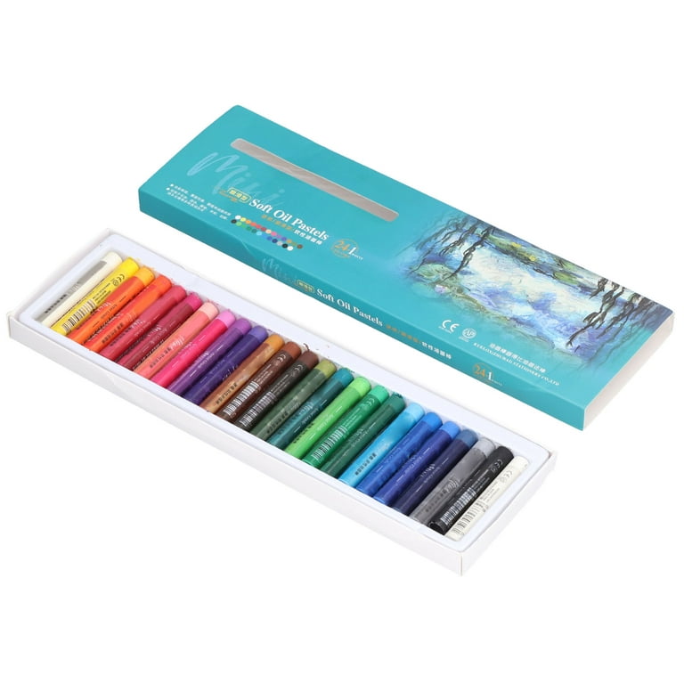 EOTVIA Soft Oil Pastels 24 Colors Mini Professional Drawing Graffiti Art  Crayons Sticks Painting Set,Soft Pastels,Oil Pastels for Artists 