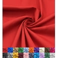 thumbnail image 1 of EOVEA - Cotton Polyester by the Yard, 60" Wide Poly Cotton Blend Broadcloth Fabric Lightweight Breathable Soft for Sewing, Lining, Curtains, Bedding, Skirts & DIY Projects (Red, 30 Yard), 1 of 3