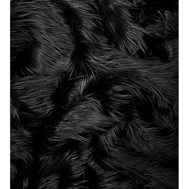 Shaggy Mohair Faux Fur Fabric by the Yard 4 Inches Long Pile