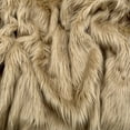 thumbnail image 1 of EOVEA Shaggy Faux Fur Fabric by The Yard - 18" X 60" Inch - Long Pile Fur - Fake Fur Materials - Soft & Fluffy Craft Fabric Supplies for DIY Arts & Crafts, Apparel, Costume, Rug(One Yard, Beige), 1 of 2