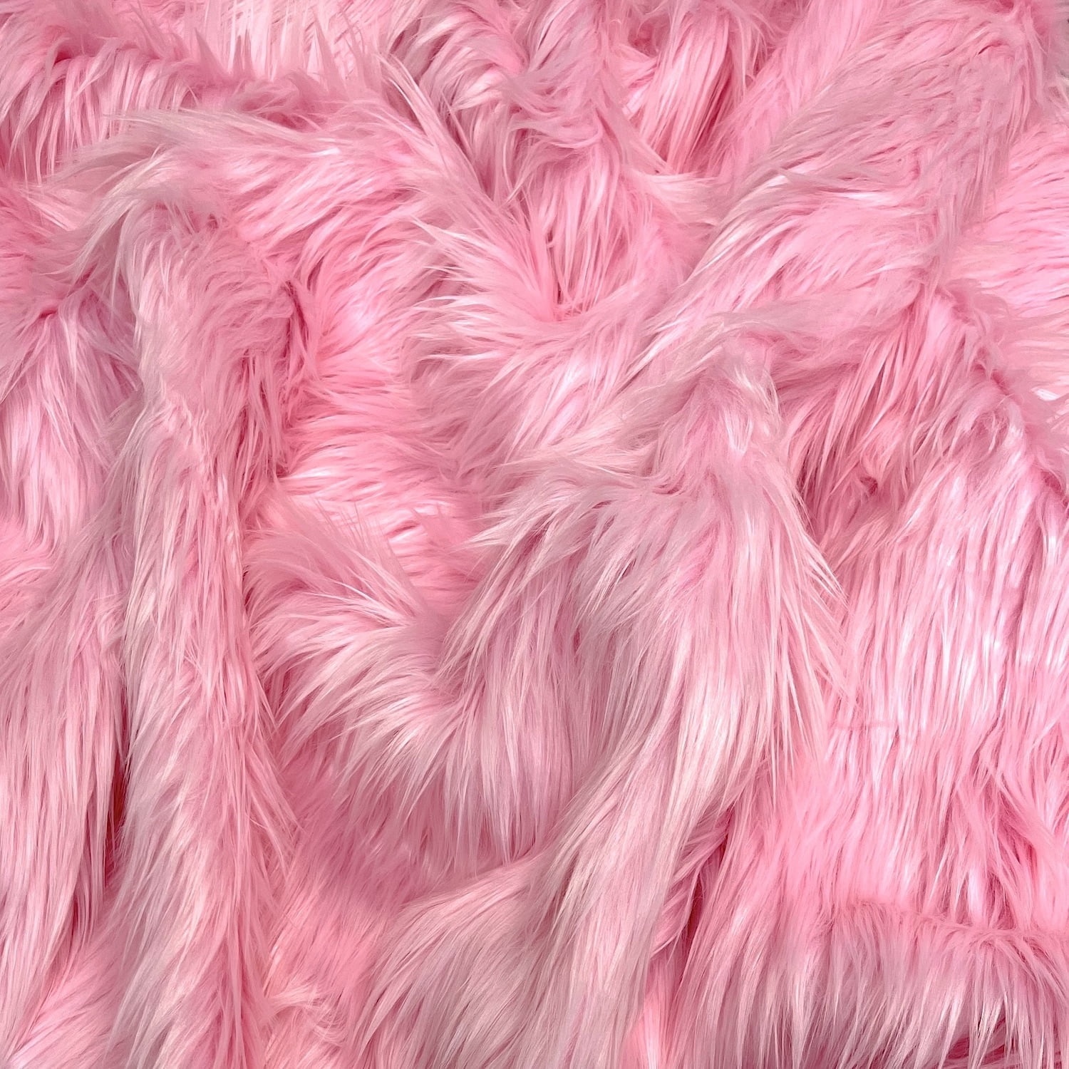 EOVEA Shaggy Faux Fur Fabric by The Yard - 360" X 60" Inch - Long Pile Fur - Fake Fur Materials - Soft & Fluffy Craft Fabric Supplies for DIY Arts & Crafts, Apparel, Costumes, Rugs