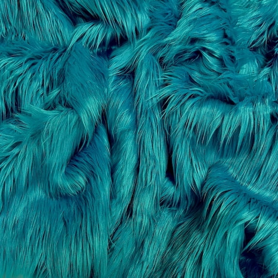 EOVEA Shaggy Faux Fur Fabric by The Yard - 360" X 60" Inch - Long Pile Fur - Fake Fur Materials - Soft & Fluffy Craft Fabric Supplies for DIY Arts & Crafts, Apparel, Costumes, Rugs