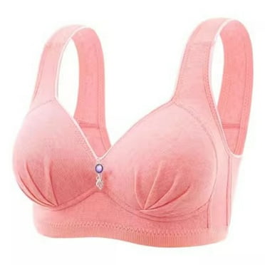 EOYWHK 1PC Nursing Bras for Women, Woman Color Thin And Steel Hoop Gathered Breathable Underwear For Daily Bras