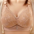 thumbnail image 1 of EOYWHK 1PC Plus Size Bras, Woman's Embroidered Glossy Comfortable Breathable Bra Underwear No Rims, 1 of 3