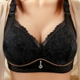 thumbnail image 1 of EOYWHK 1PC Wireless Bras, Woman's Embroidered Glossy Comfortable Breathable Bra Underwear No Rims, 1 of 3
