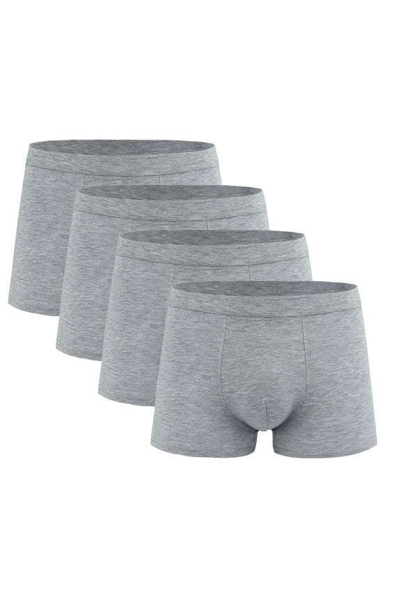 4 Pack Big and Tall Mens Boxer Briefs Clearance,Athletic Compression Gym Workout Boxers,Relaxed Fit Breathable Seamless Trunks,L-4XL