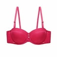 thumbnail image 1 of EOYWHK Bandaue Bras for Women 's Lace With Color Sexy Double Breasted Push Up Bra, 1 of 2