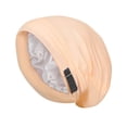 thumbnail image 1 of EOYWHK Beanie for Women Satin Lined Slouchy Beanie Hats Adjustable Elastic Turban Hat for Hair Protection Soft Knit Sleep Cap, Beige Free Size, 1 of 3