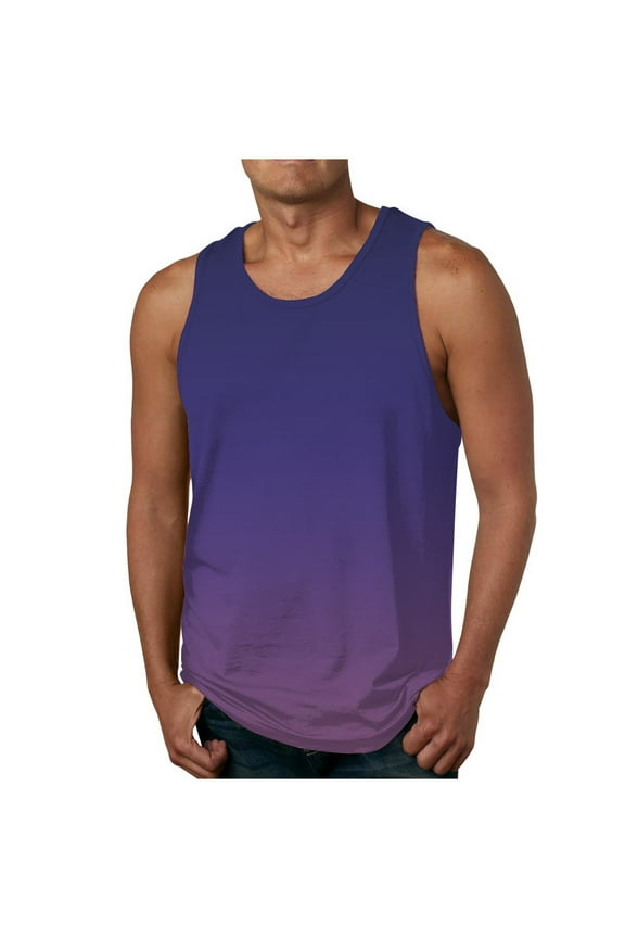 Big and Tall Mens Shirts Soft Breathable Athletic Workout Basketball Shirt Gradient Color Moisture Wicking Sports Gym Training Pullover T-Shirt ,S-4XL