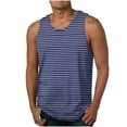 thumbnail image 1 of EOYWHK Big and Tall Tank Tops for Men Graphic Tees 2025 ,Big and Tall Striped Athletic Tops Casual Crewneck Loose Fit Sports Activewear Shirts,S-6XL, 1 of 4