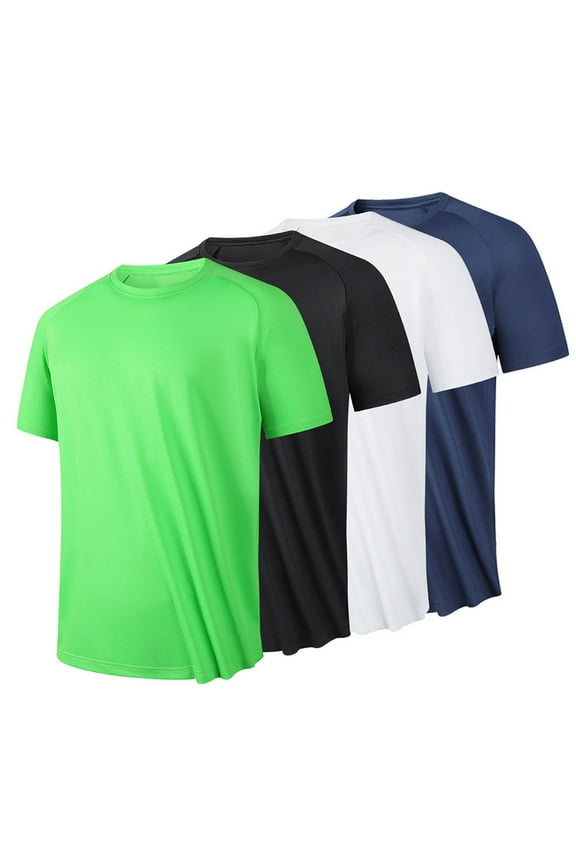 Big and Tall Mens T-Shirts Multipack ,Summer Casual Basic Tees Lightweight Comfortable Loose Crew Neck Pullover Tops