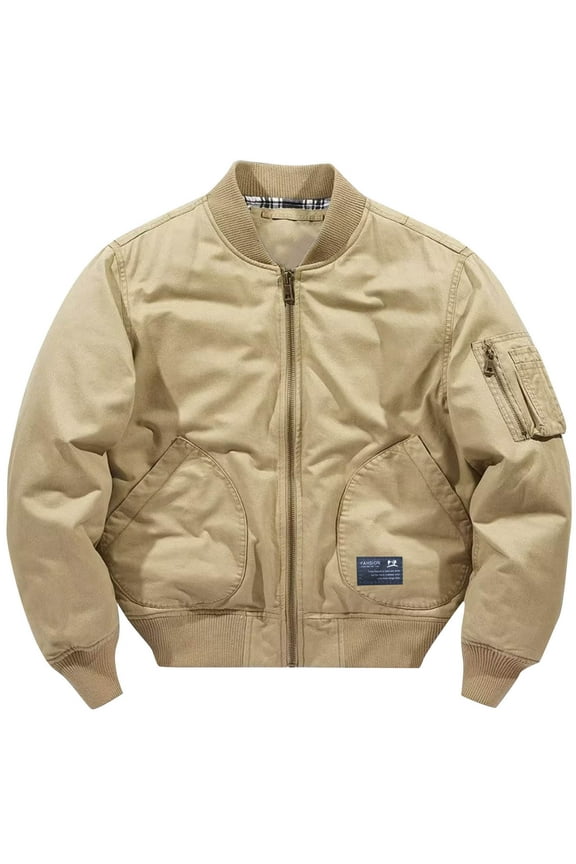 Bomber Jackets for Juniors Full Zip Up Retro Baseball Jackets Loose Fit Varsity Tops for Back-to-School Students