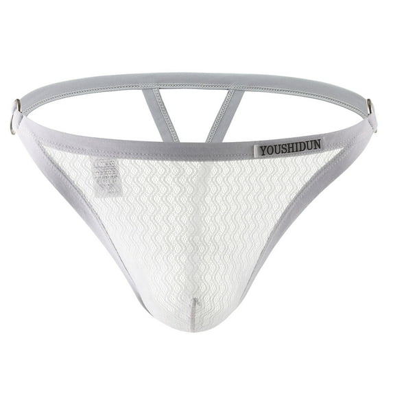 EOYWHK Briefs for Men G-String Thong Breathable Stretch Y Back Mid Rise Swimwear Bottom Sleepwear Nightwear Clearance,M-3XL