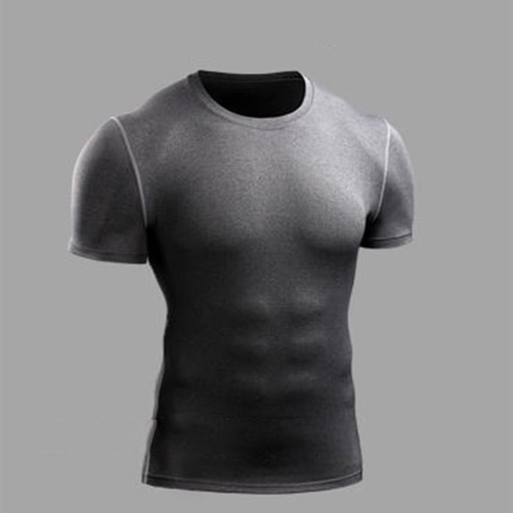 EOYWHK Compression T-Shirts for Young Adult Athletic Top Casual Quick Drying Breathable Workout Shirts
