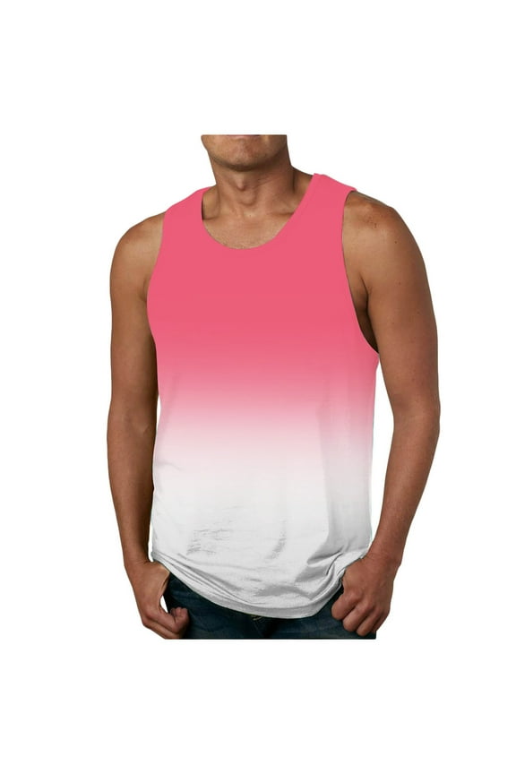 Compression Tank Top Basketball Big and Tall Tops Summer 2025 Gradient Color Sleeveless Graphic Tees Quick Drying Athletic Basketball Shirts ,M-6XL