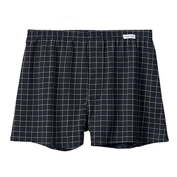 EOYWHK Cotton Underwear for Men Navy Trunks Vintage Classic Checkered Plaid Print Boxer Brief Breathable Stretch Fit Comfortable Bottom Clearance,L-4XL
