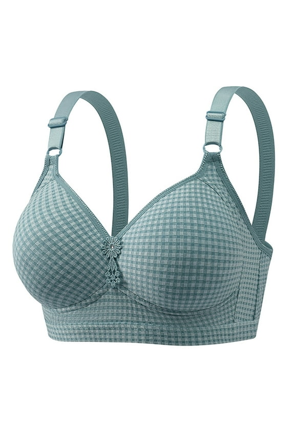 Daisy Bras for Older Women Fashion Comfortable Breastplate Lace Breathable Bra Underwear No Rims