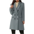 thumbnail image 1 of EOYWHK Dressy Mens Coats Wool Jackets for Women Plus Size Trench Coats Dressy Pea Coats Business Casual Winter Overcoats Winter Savings,S-5XL, 1 of 5