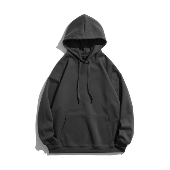 EOYWHK Hoodies for Men Men Casual Fashion Round Neck Pocket Pullover Long Sleeve Tops Sweatshirt