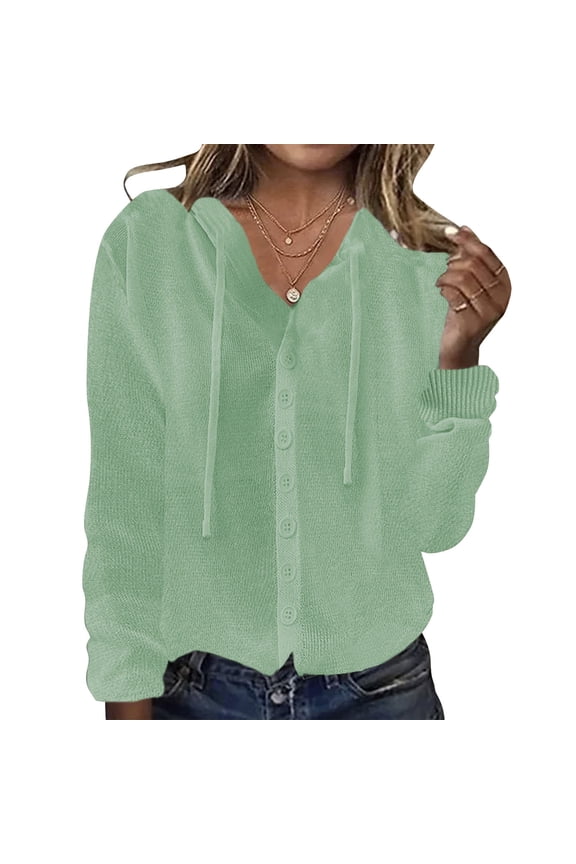 Ice Silk Shirts for Women Long Sleeve Hooded Sweatshirts Soft Knit Slim Fit Sun Protection Tunic V-Neck Fall Shirts