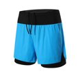 thumbnail image 1 of EOYWHK Men Basketball Shorts Quick Dry Built In Liner Outdoor Mens Basketball Shorts Soft Lightweight Breathable Gym Shorts for Men Sky Blue, Size XL, 1 of 4