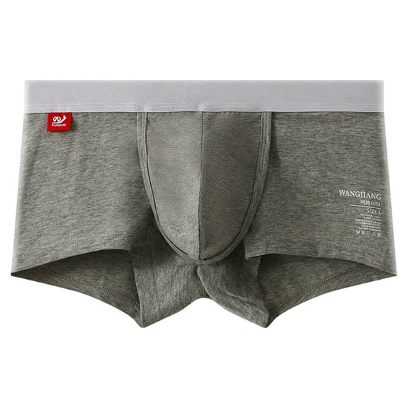 EOYWHK Men's Underwear Boxer Brief Soft Cotton Athletic Casual Underwear Quick Drying Seamless Breathable Underpants Clearance,M-3XL