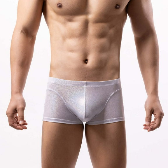 EOYWHK Mens Athletic Underwear Stretch Boxer Brief Relaxed Fit Seamless Stretch Breathable Trunks