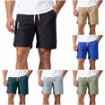thumbnail image 1 of EOYWHK Mens Basketball Shorts Quick Dry with Pockets Elastic Waist Mens Active Shorts Soft Lightweight Breathable for Workout Training Army Green, Size L, 1 of 8