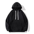 thumbnail image 1 of EOYWHK Mens Big and Tall Hoodies Heavyweight Pullover Sweatshirt Warm Thicken Outerwear with Hood Pockets,M-4XL, 1 of 3