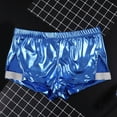 thumbnail image 1 of EOYWHK Mens Boxer Brief Elastic Waist Side Split Shorts Seamless Breathable Low Rise Sequin Underwear for Nightclub, 1 of 4