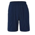 thumbnail image 1 of EOYWHK Mens Drawstring Shorts Breathable with Pockets Elastic Waist Mens Gym Shorts Soft Lightweight Breathable Running Shorts for Men Navy, Size L, 1 of 5